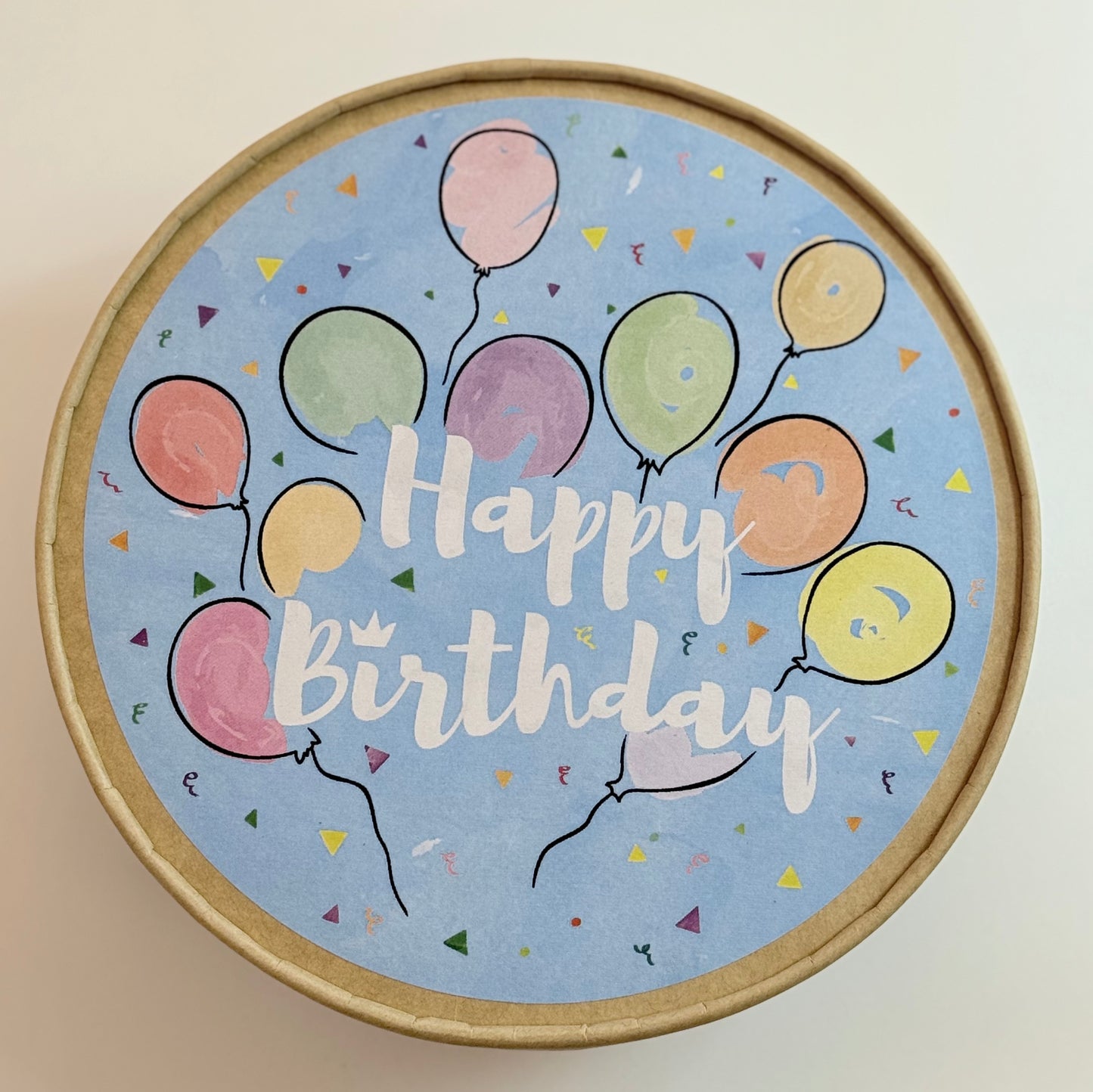 HAPPY BIRTDHAY Box rund