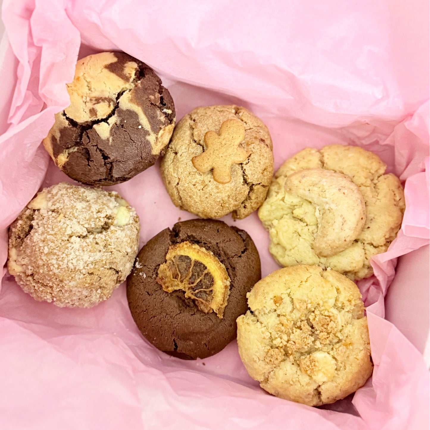 6er Cookie "Geschenk-Box Winteredition" (VERSAND IN GANZ Ö!)