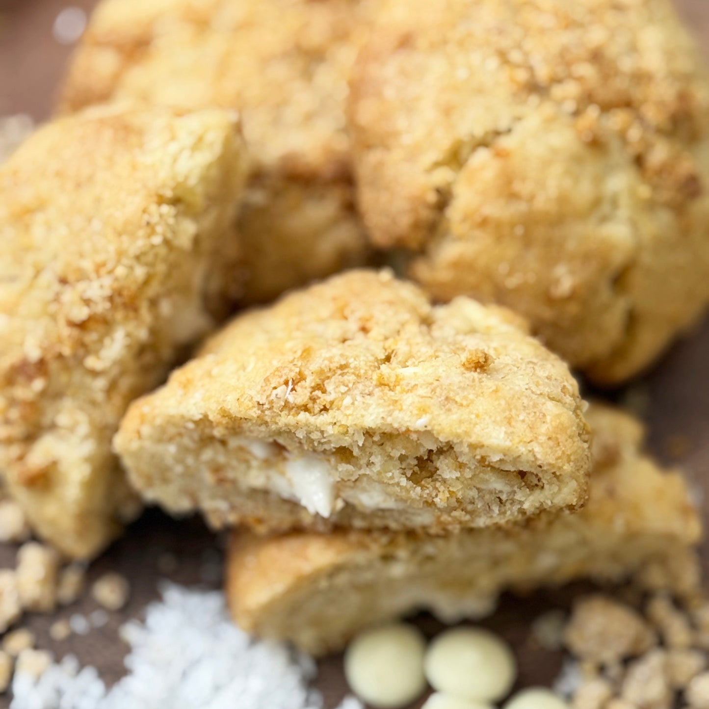 Cookie Kokos mit Cornflakes-Crunch & Kokos-Mandelfüllung