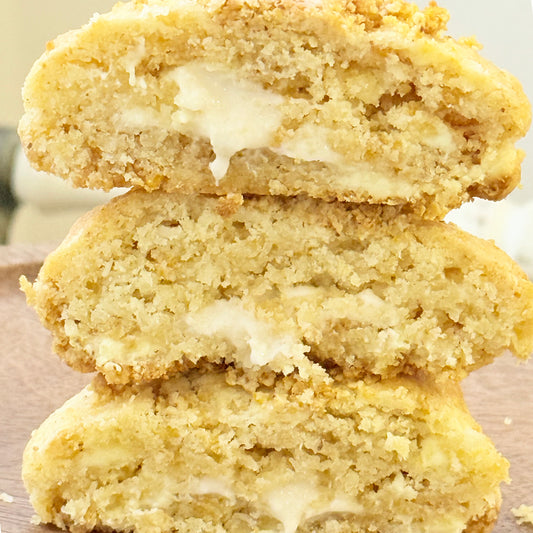 Cookie Kokos mit Cornflakes-Crunch & Kokos-Mandelfüllung