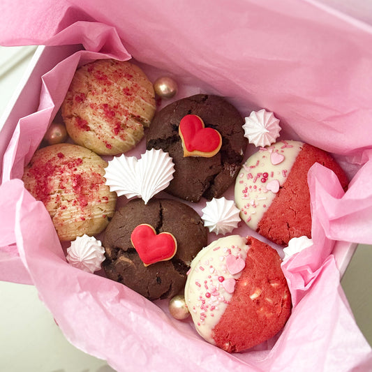 6er Valentinstags Cookie Box - VON 10.2.-14.2. ERHÄLTLICH!