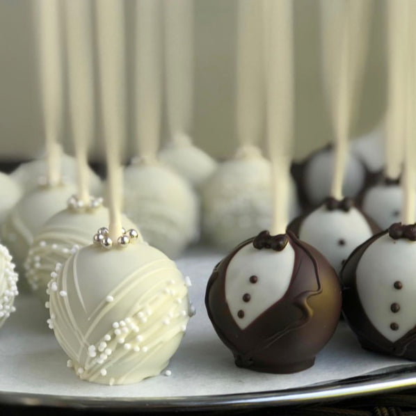 "Braut & Bräutigam" Cake pops