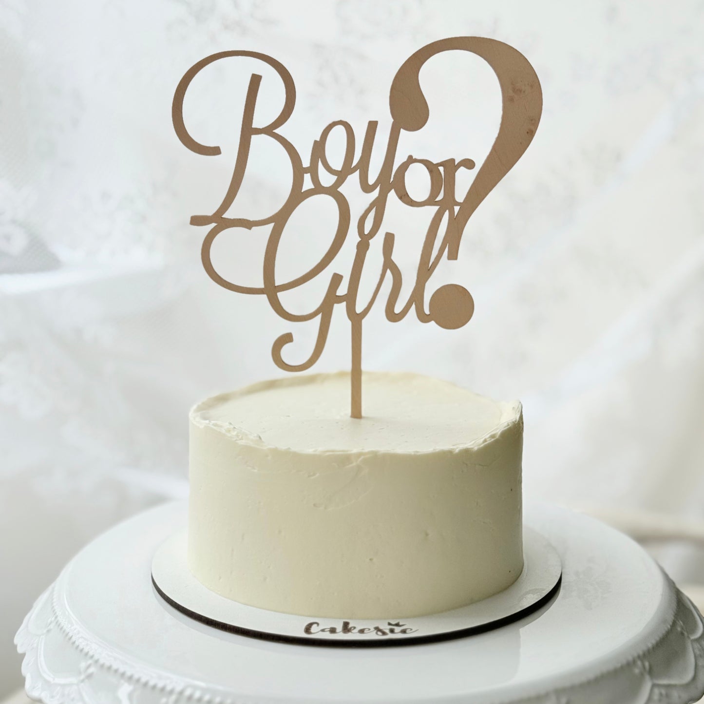 Cake Topper "Boy or Girl?"