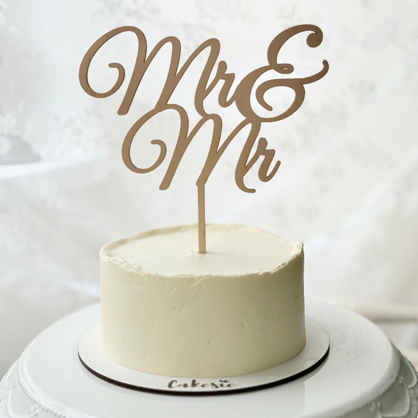 Cake Topper "Mr & Mr"