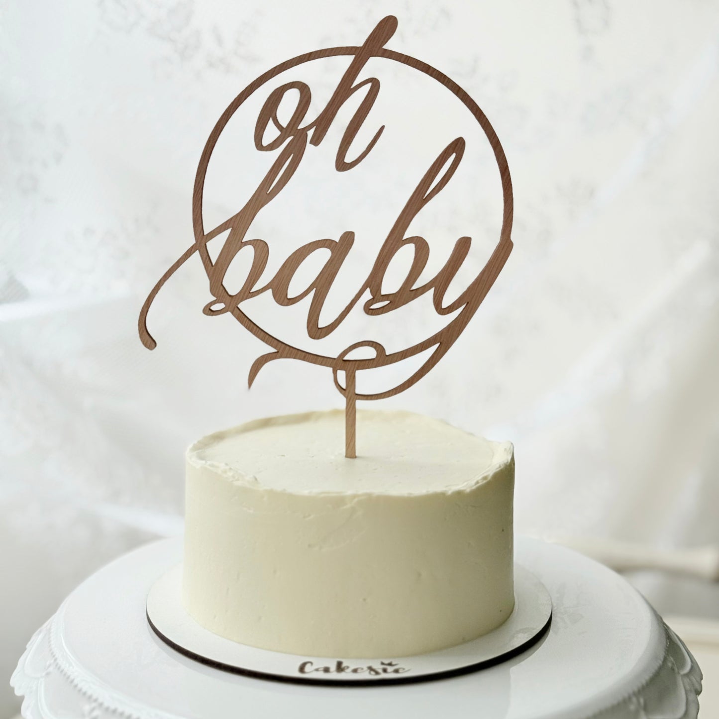 Cake Topper "Oh Baby"