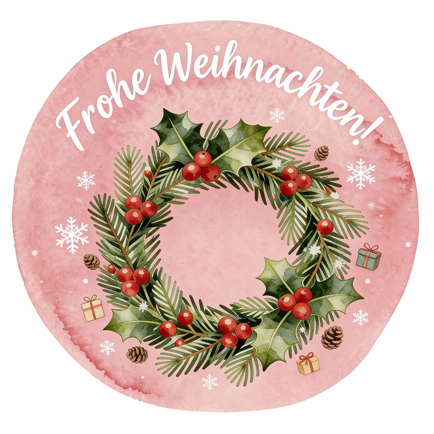 Grußkarte "Frohe Weihnachten"
