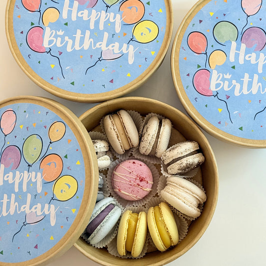 HAPPY BIRTDHAY Box rund