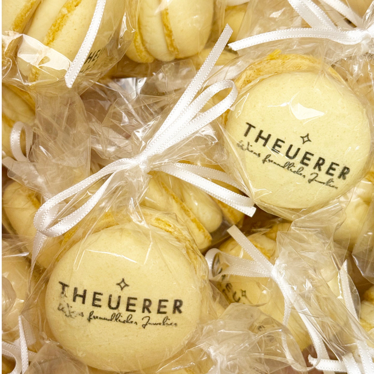 Macarons mit Logo/Motiv