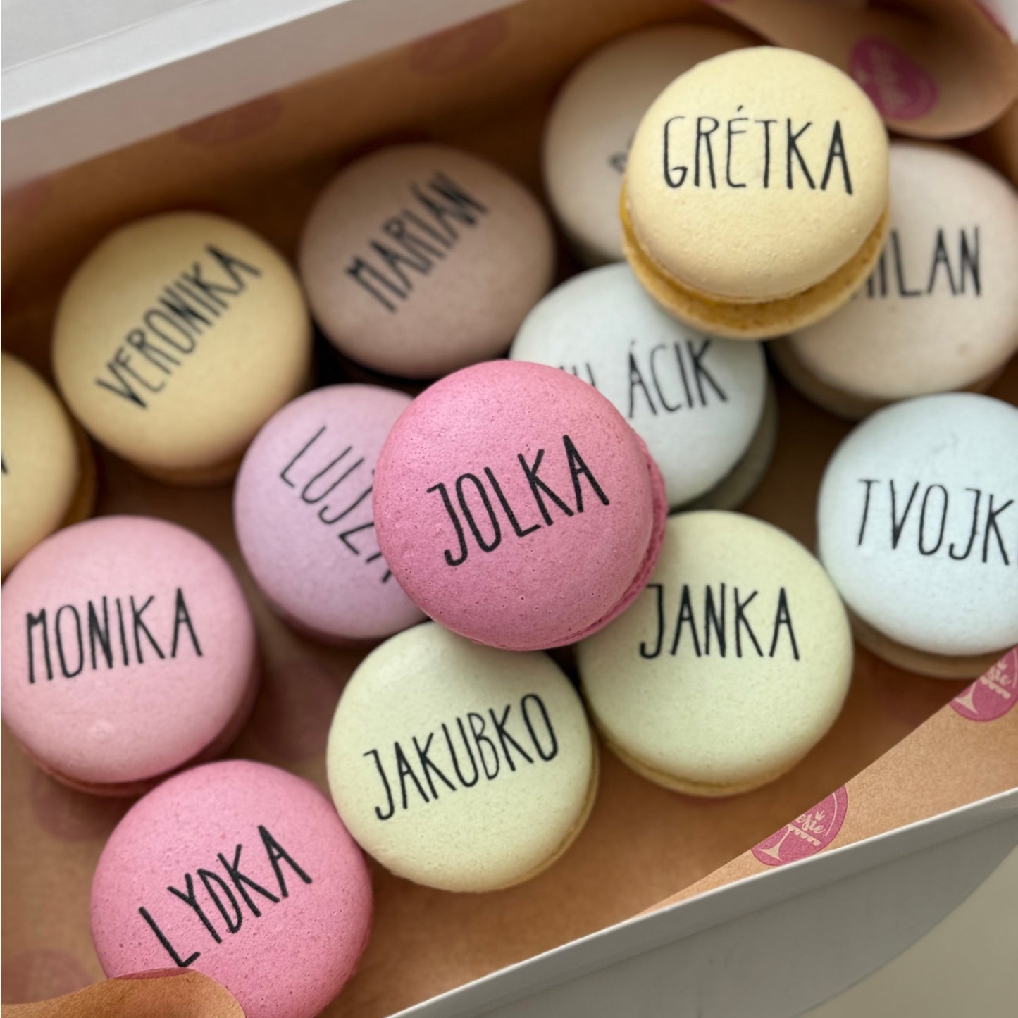 Macarons mit Namen