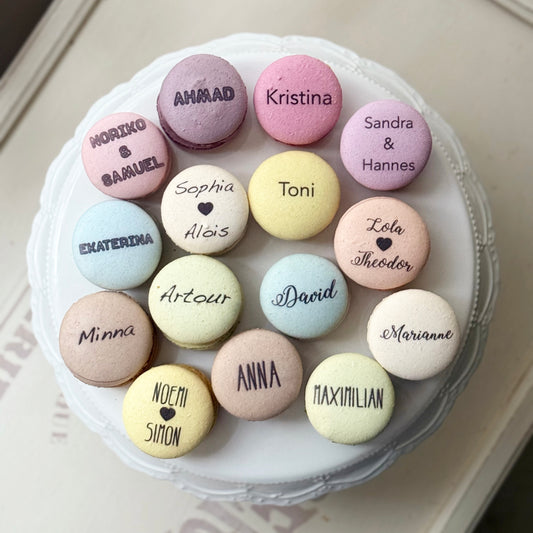 Macarons mit Namen